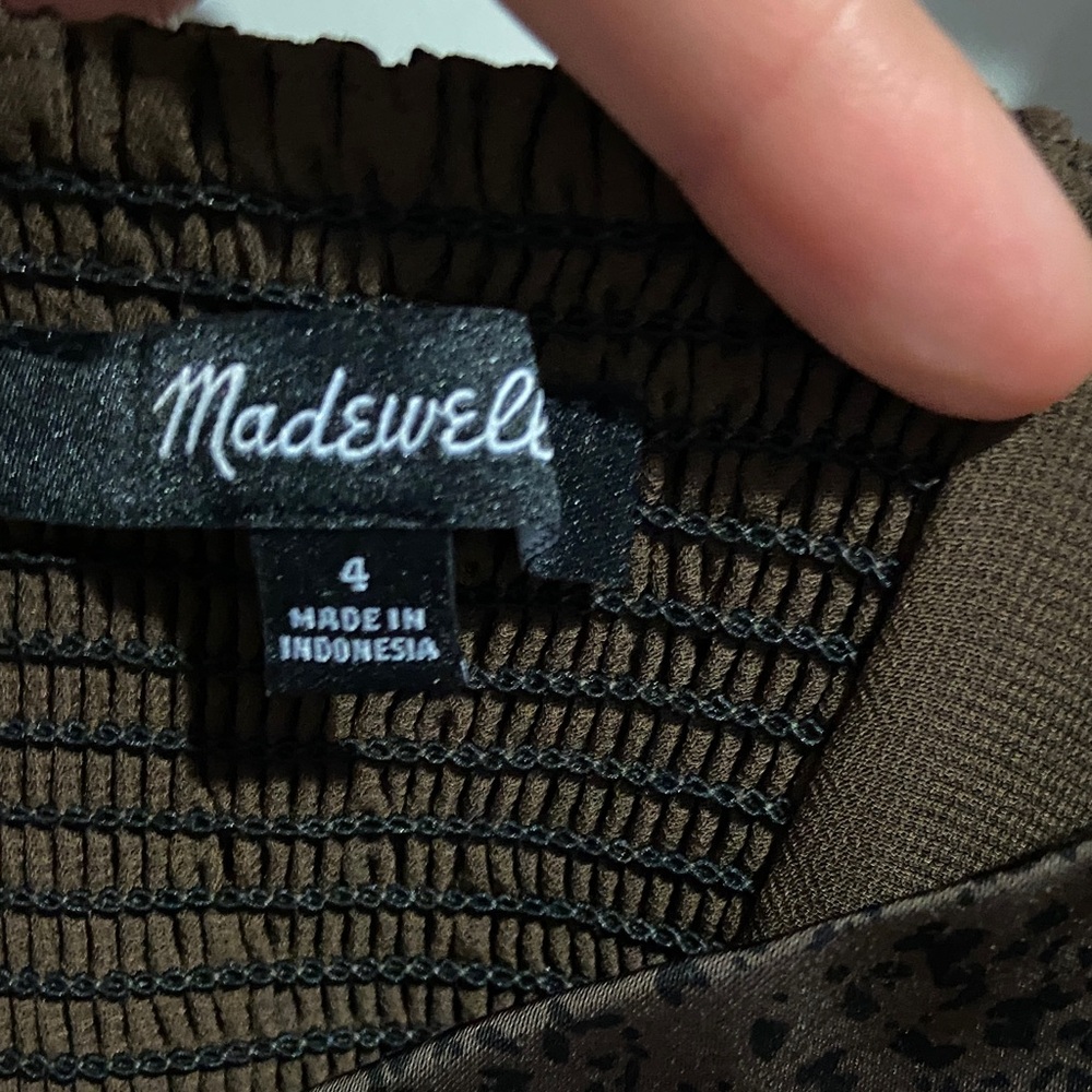 Madewell Chocolate Brown Knit Top